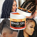 BRAID GEL Cornrow Lock Twist, 4C Hair & Edge Extreme Hold