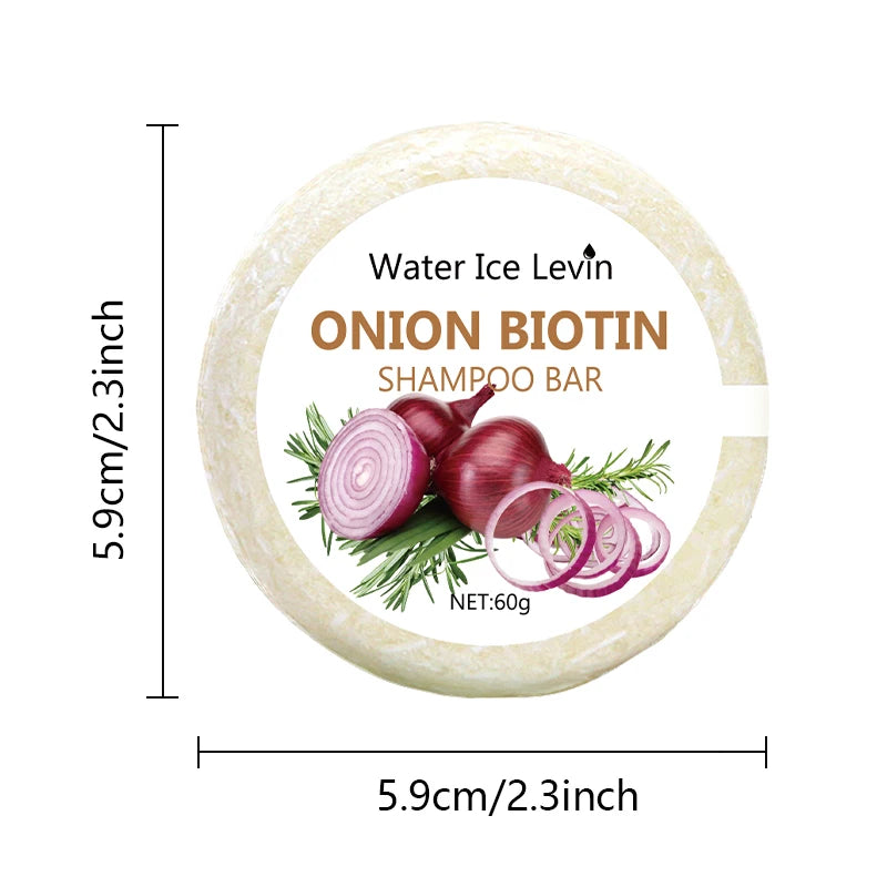 ONION BIOTIN Shampoo Bar, With Rosemary Extract