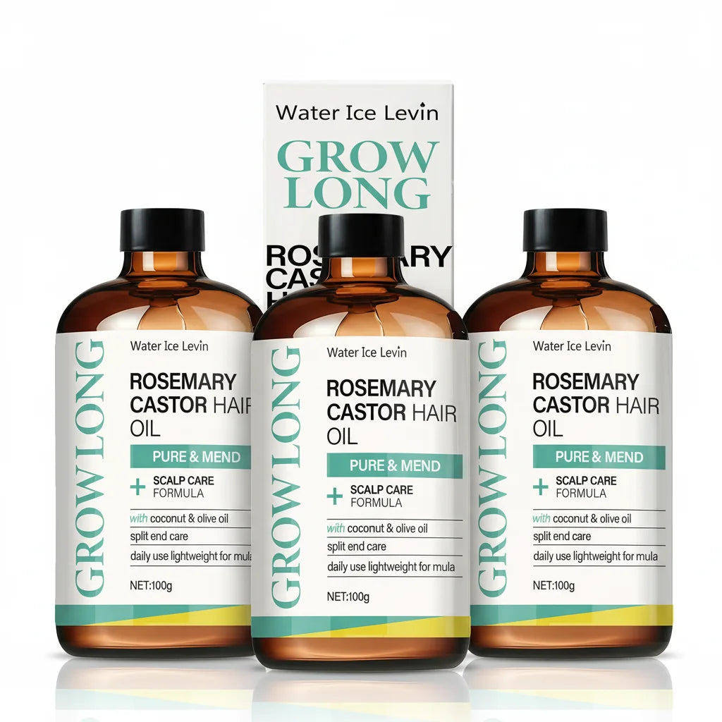 ROSEMARY CASTOR Hair Oil, Scalp Care Formula