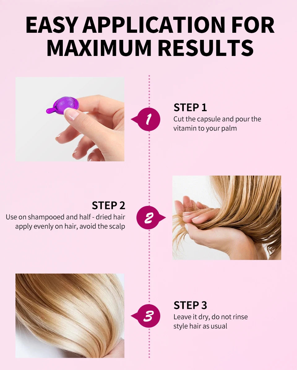 SEVICH HAIR VITAMIN Capsules, Essential Oils + Vitamins ACE/B5