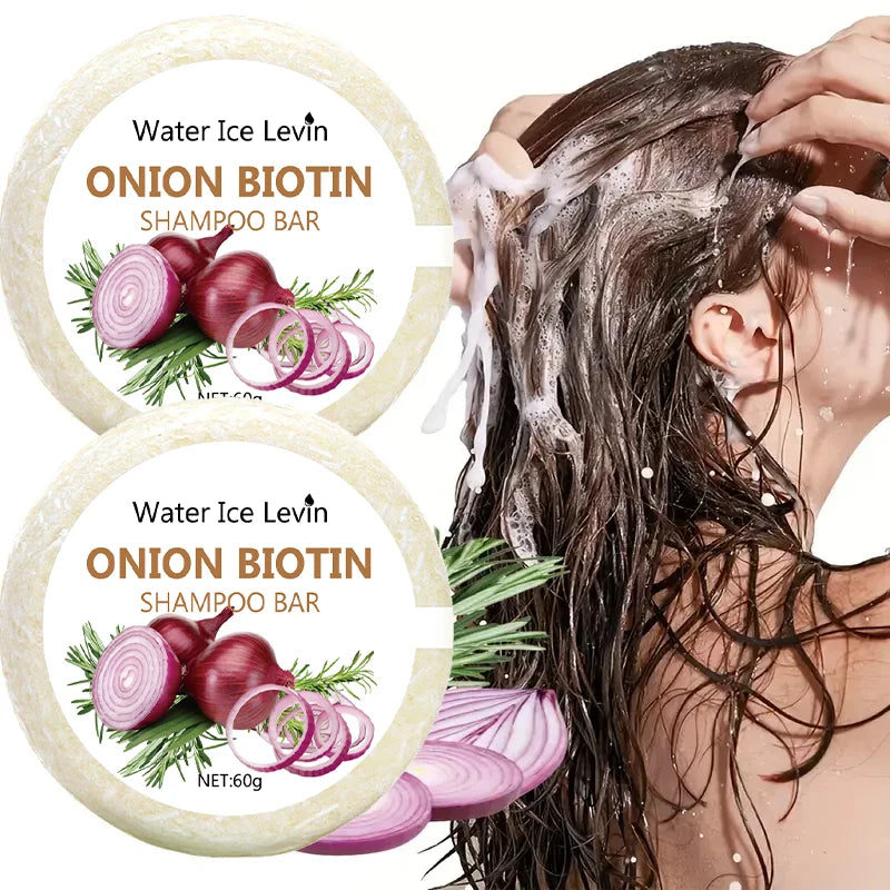 ONION BIOTIN Shampoo Bar, With Rosemary Extract