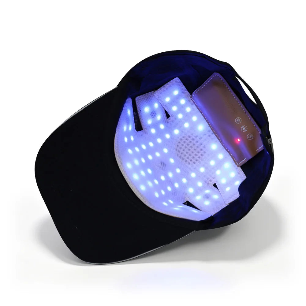 BLUE & RED Light Laser Therapy 3 in 1 Hair Cap 210 LED, Thick Hair