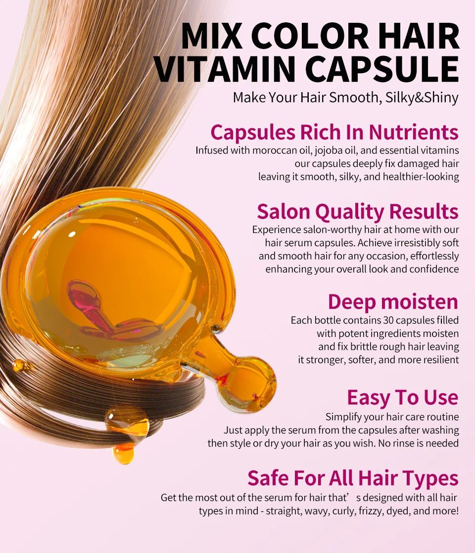 SEVICH HAIR VITAMIN Capsules, Essential Oils + Vitamins ACE/B5