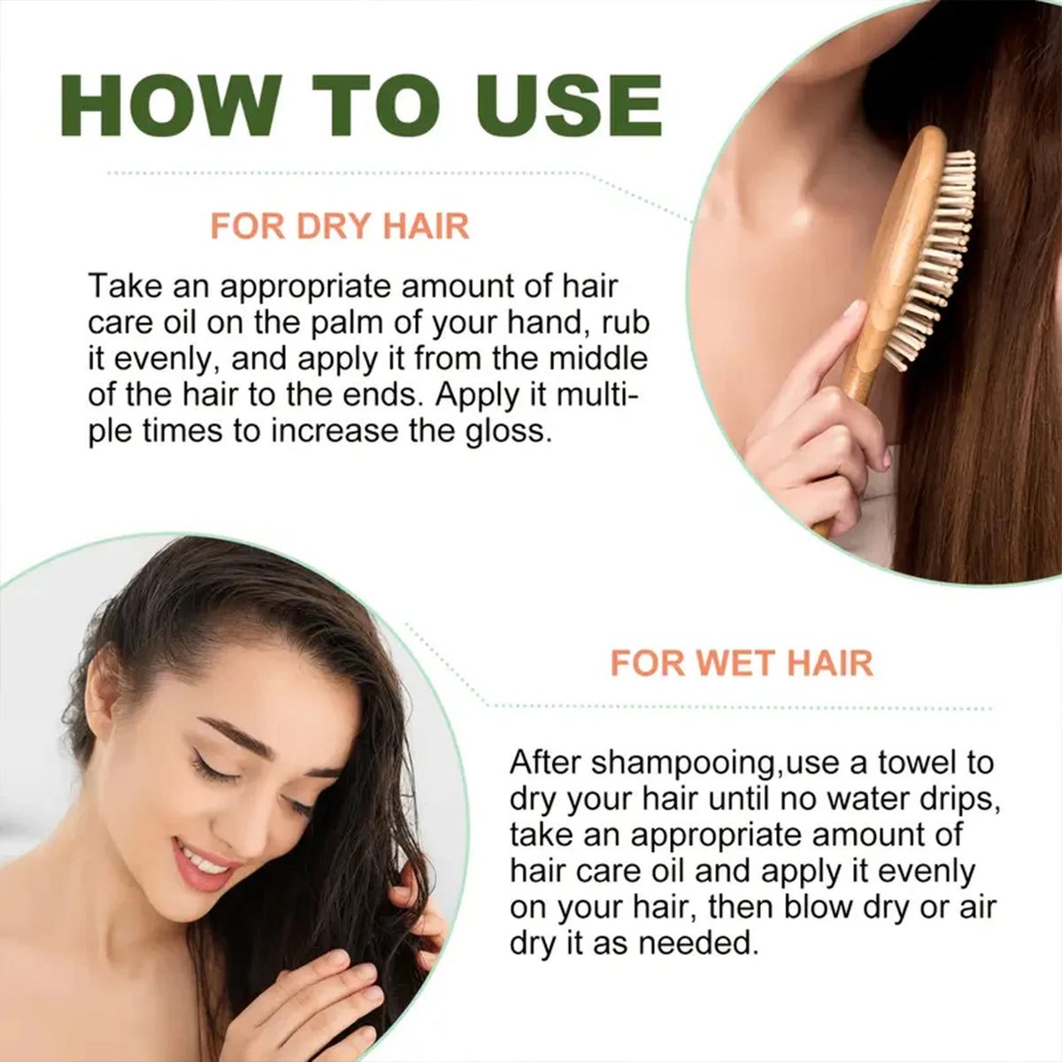 ROSEMARY CASTOR Hair Oil, Scalp Care Formula