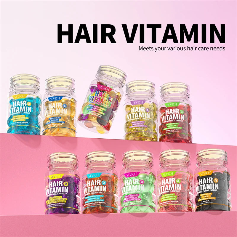 SEVICH HAIR VITAMIN Capsules, Essential Oils + Vitamins ACE/B5